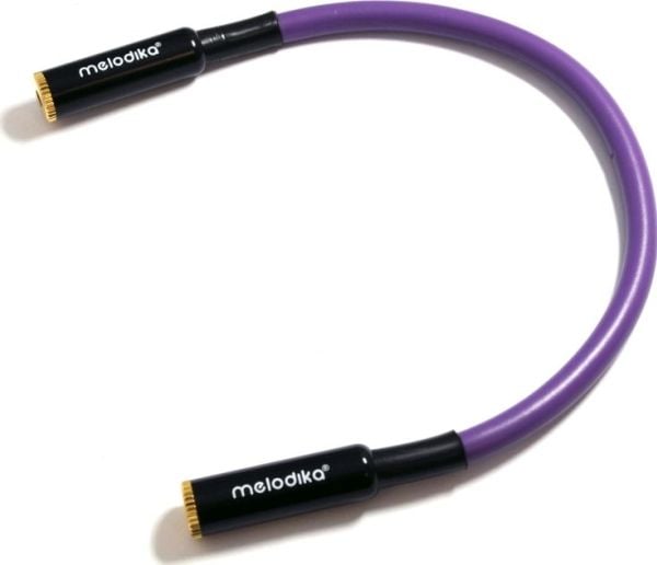 Melodika-kabel Jack 3,5 mm - Jack 3,5 mm 0,2 m lilla