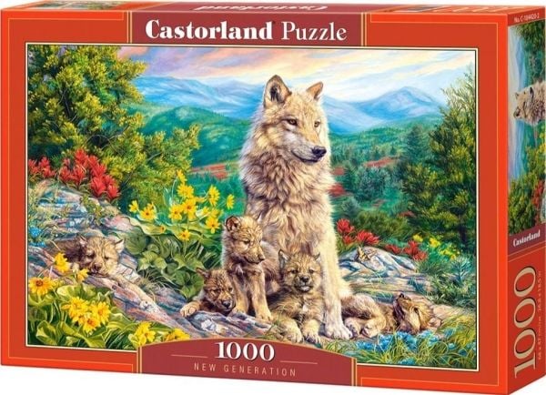 Castorland New Generation 1000 pcs, 1000 stykker, Dyr, 9 år