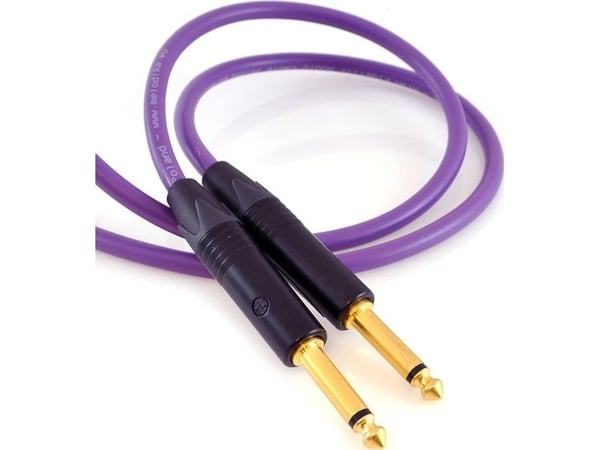 Melodika Jack-kabel 6,3 mm til Jack 6,3 mm 1,5 m lilla