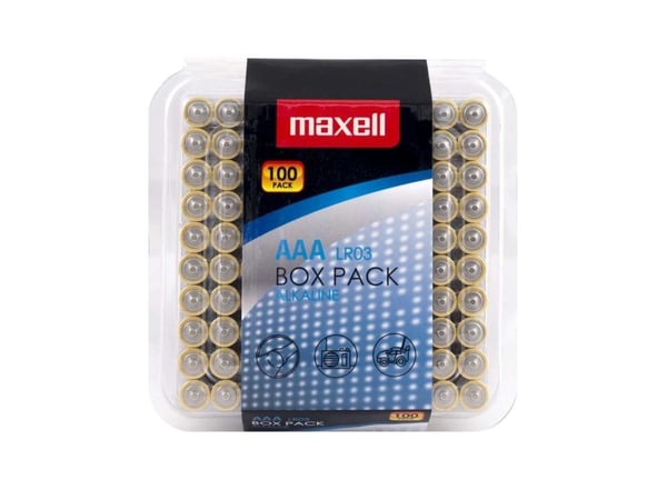 Maxell LR03 - Batteri 100 x AAA - Alkalisk