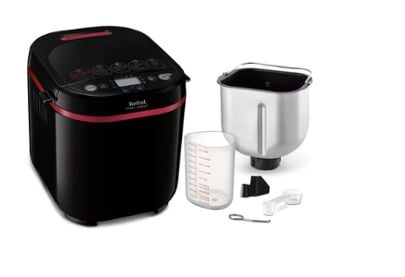 Tefal 7211002268, Sort, Rød, 1,5 kg, Kagedej, Glutenfri bröd, Pizzadej