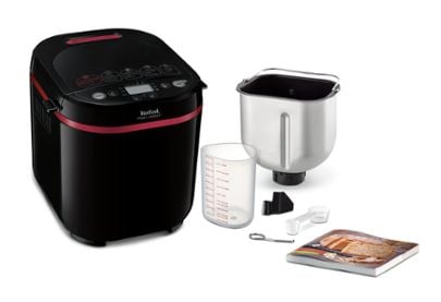 Tefal 7211002268, Sort, Rød, 1,5 kg, Kagedej, Glutenfri bröd, Pizzadej