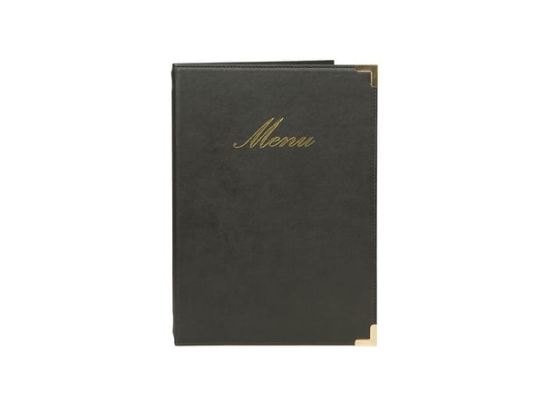 Securit MC-CRA5-BL, A5, Metall, PU plastikk, Svart, Matt, Lakk, Plastikk, Avrundede hjørner