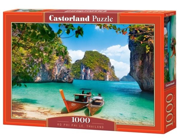 Castorland Ko Phi Phi Le, Thailand 1000 pcs, 1000 styck, Liggande, 9 År