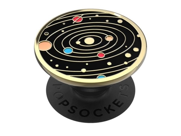 PopSockets Swappable PopGrip - Fingergrip/støtteben for mobiltelefon - Solar Flare Emalje - soludbrud