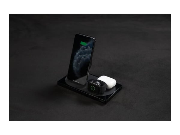 Belkin Boost Charge, Sisätila, USB, Langaton lataaminen, Musta