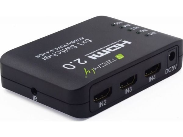 Techly IDATA HDMI2-4K5160, HDMI, Plast, Sort, 3 m, 2160p, 18 Gbit/s