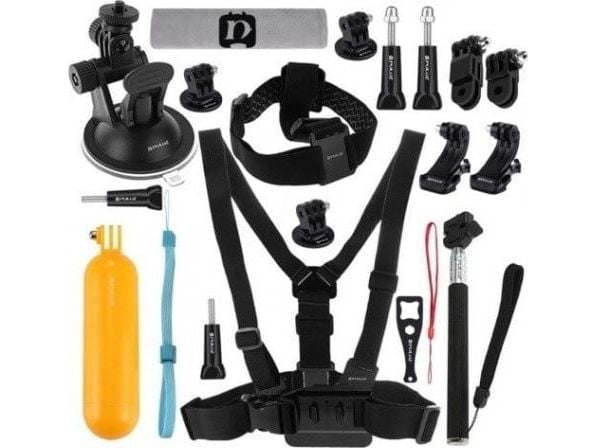 Set med 20 tillbehör för sportkameror (inkl. Osmo Action 5 Pro, Insta360 Ace Pro 2) PKT18
