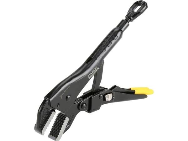 Stanley FMHT0-75467, Låsetang, Kromvanadiumstål, Sort, Gult, 180 mm, 460 g