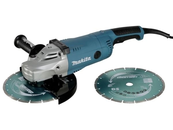Makita GA9020RFK3 - Vinkelsliper - trådløs - 2200 W - 230 mm