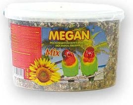 Megan fôr til mellomstore papegøyer - 3 l Megan fôr til mellomstore papegøyer - 3 l