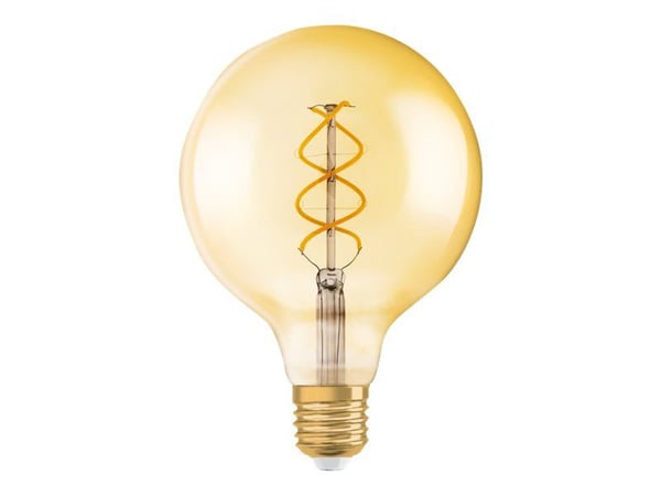 OSRAM Vintage 1906 - LED-filamentlyspære - form: G125 - E27 - 5 W (ekvivalent 25 W) - klasse G - behagelig varmt lys - 2000 K