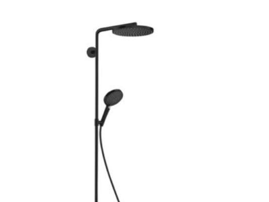 Hansgrohe Showerpipe Raindance Select S240 1jet PowderRain brusesystem i mat sort