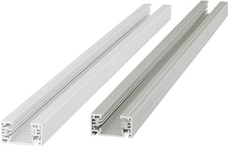 Square skinne, 230V, 1-faset, 3 meter, hvid - STANDARD