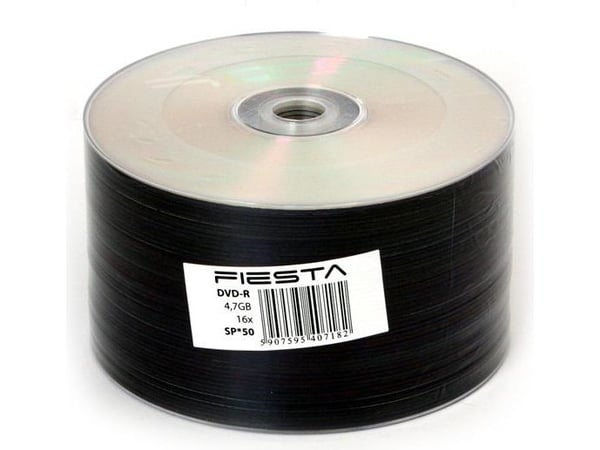 Fiesta DVD-R 4,7 GB 16x 50-pk (FD1650-) Fiesta DVD-R 4,7 GB 16x 50-pk (FD1650-)