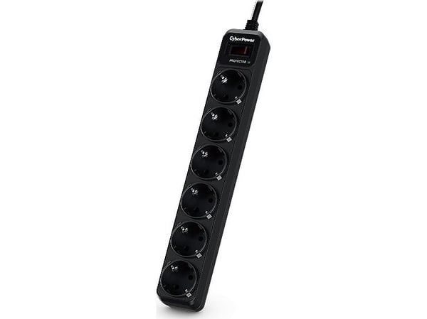 CyberPower Essential B0620SC0-DE - Overspenningsavleder - AC 200 - 250 V - utgangskontakter: 6