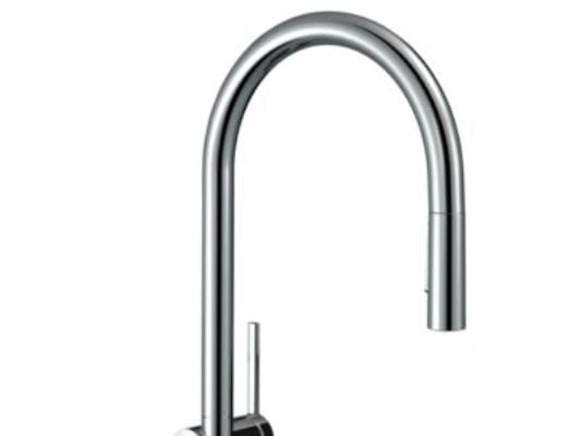 HG Talis M54 køkkenarmatur 210 - 2jet, med udtræk, krom. C-tud