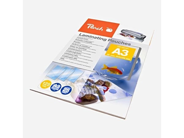 Peach PPR525-01, Kiiltävä, A3, 25 kpl