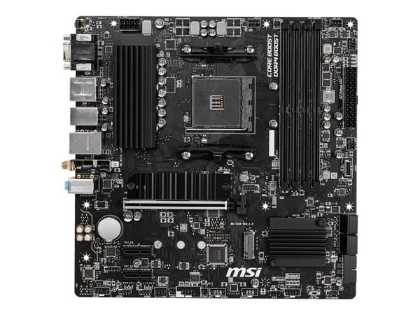 MSI B550M PRO-VDH WIFI - Hovedkort - micro ATX - Socket AM4 - AMD B550 Chipset - USB-C Gen1, USB 3.2 Gen 1 - Bluetooth, Gigabit LAN, Wi-Fi - innbyg...