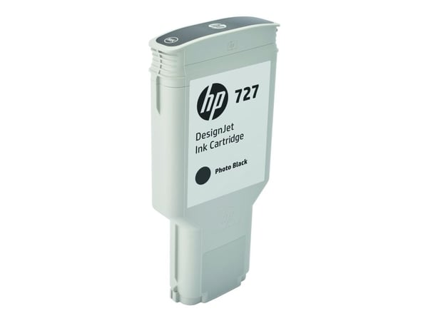 HP 727 - 300 ml - høykapasitets - fotosort - original - DesignJet - blekkpatron - for DesignJet T1500, T1530, T2500, T2530, T920, T930
