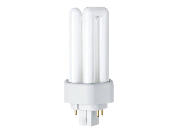 OSRAM DULUX T/E PLUS - Ikke-integrert kompakt fluorescerende lyspære - form: T12X3 - GX24q-3 - 26 W (ekvivalent 26.5 W) - klasse G - varmt hvitt ly...