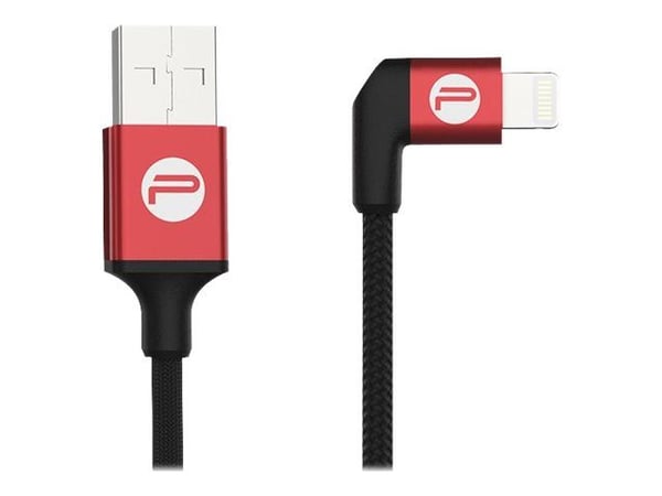 PGYTECH - Lightning-kabel - USB hann rett til Lightning hann vinklet - 35 m - Power Delivery-støtte