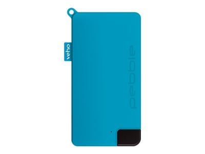 Veho Pebble Pokket - Strømbank - 1000 mAh - 37 Wh - 1 A (USB-C) - blå