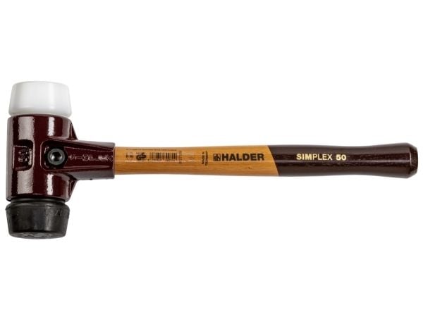 Halder SIMPLEX 3027.050 gummihammare ergonomiskt grepp medelhård 1105 g 370 mm (1 st)