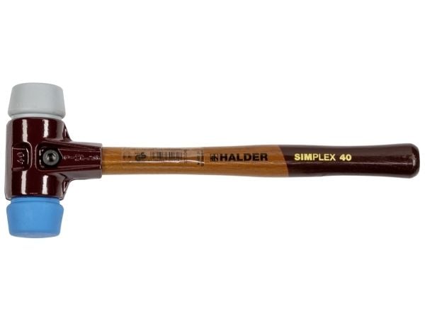 Halder SIMPLEX 3013.040 gummihammare ergonomiskt grepp, medelhård mjuk; 620 g 325 mm 1 st