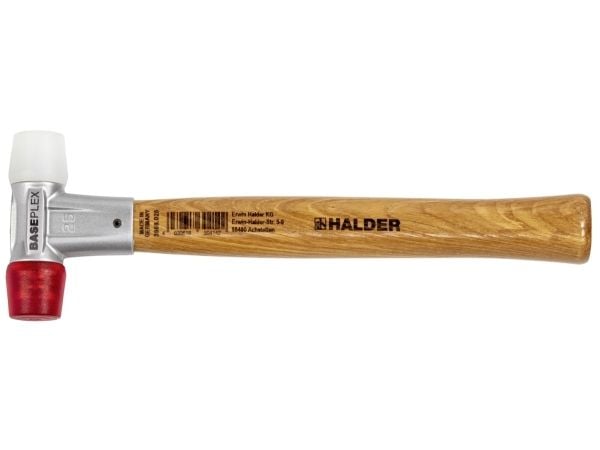 Halder BASEPLEX 3968.025 gummihammare, ergonomiskt grepp, hård, 215 g, 270 mm, 1 st