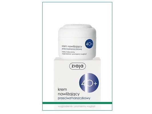 ZIAJA 40+ SERIES fuktighetsgivende anti-rynke ansiktskrem, moden hud, 50 ml