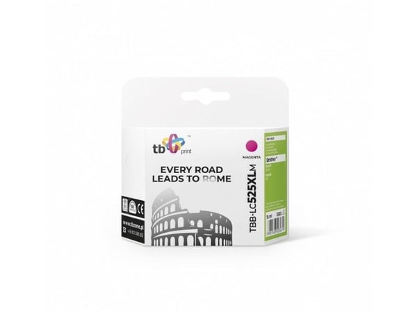 TB - 15 ml - magenta - kompatibel - blekkpatron (alternativ for: Brother LC525MG, Brother LC535MG) - for Brother DCP-J100, DCP-J105, DCP-J200