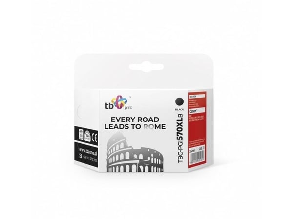 TB - 24 ml - svart - kompatibel - blekkpatron (alternativ for: Canon PGI-570BKXL) - for Canon PIXMA MG5751, MG5752, MG5753, MG6851, MG6852, MG6853,...