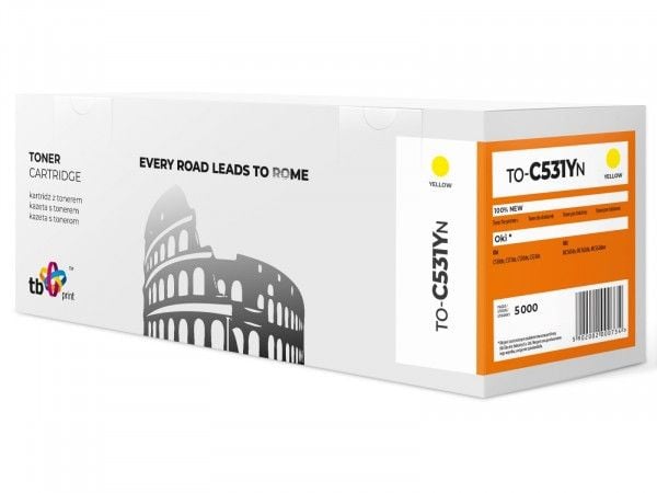 TB Print Gul 5000 sider Toner TO-C531Yn