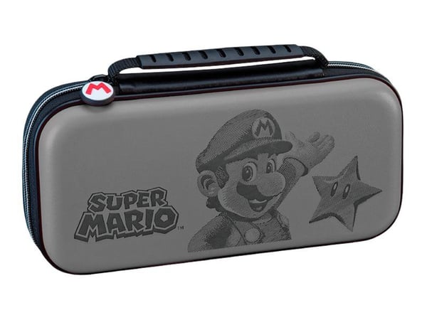 RDS Deluxe travel case - Super Mario - fodral för spelkonsol - grå - för Nintendo Switch