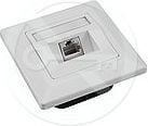 Solarix SX9-1-5E-STP-WH - Innbygd utgang - CAT 5e - STP - RJ-45 - hvit - 1 sett