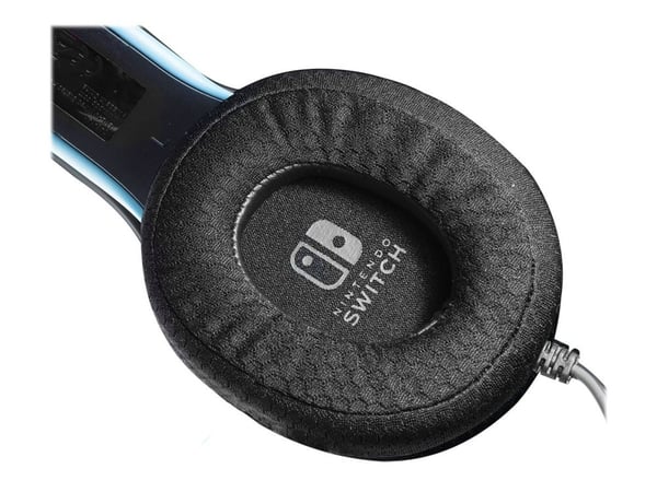 PDP Gaming LVL40 - Hodesett - full størrelse - kablet - 3,5 mm jakk - blokk - for Nintendo Switch
