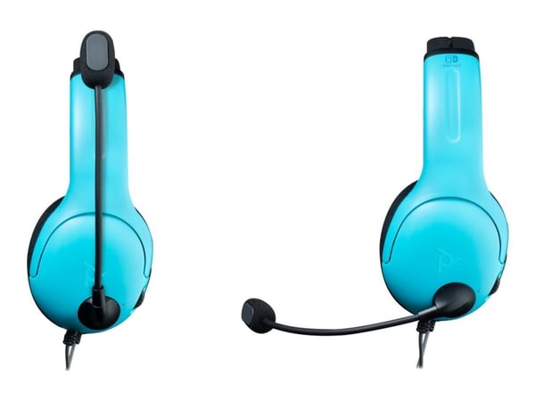 PDP Gaming LVL40 - Hodesett - full størrelse - kablet - 3,5 mm jakk - blokk - for Nintendo Switch