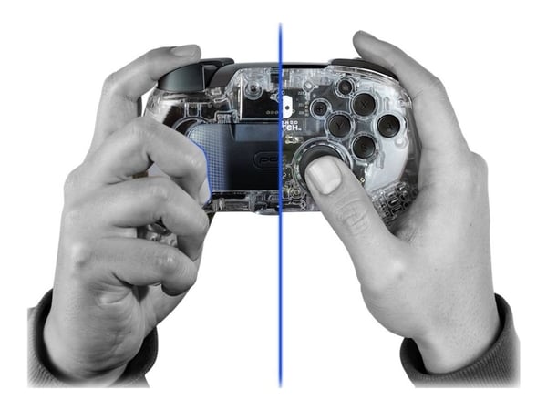Afterglow Wireless Deluxe Controller - Håndkonsoll - trådløs - blank - for Nintendo Switch