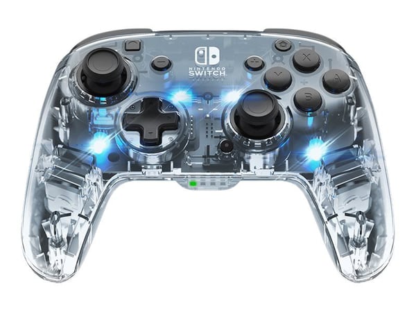 Afterglow Wireless Deluxe Controller - Håndkonsoll - trådløs - blank - for Nintendo Switch