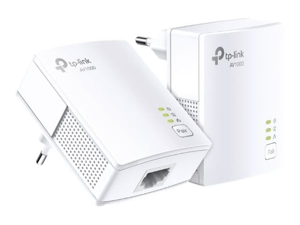 TP-Link TL-PA7017 KIT, 1000 Mbit/s, IEEE 802.3, IEEE 802.3ab, IEEE 802.3u, Type F, Gigabit Ethernet, 10,100,1000 Mbit/s, HomePlug AV2