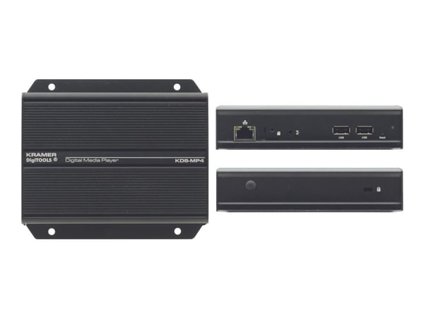 Kramer KDS-MP4 Mediaspelare med 4K@60Hz support - Uppdateras via LAN/USB