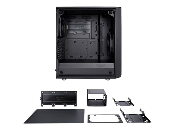 Fractal Design Meshify C - Tower - ATX - ingen strømforsyning (ATX) - svart - USB/lyd