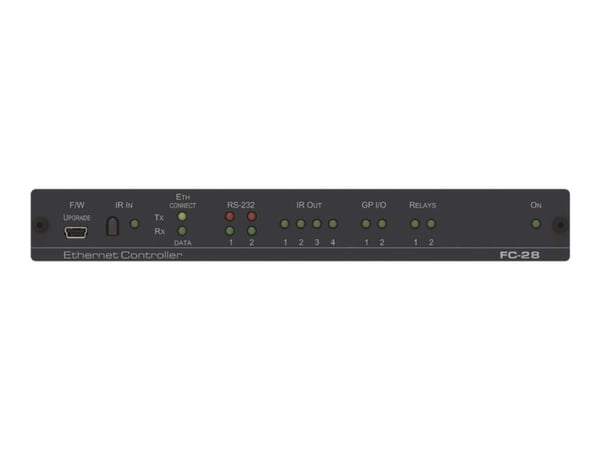 Kramer FC-28 - Kauko-ohjausyksikkö - 10 porttia - 10Mb LAN, RS-232, infrapuna, digitaalinen tulo/lähtö, analoginen tulo