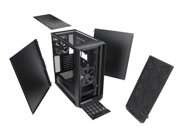 Fractal Design Meshify C - Tower - ATX - ingen strömförsörjning (ATX) - svart - USB/ljud