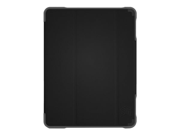 STM dux Plus Duo - Lommebok for nettbrett - robust - polykarbonat, termoplast-polyuretan (TPU) - svart - akademisk - for Apple 10.2-inch iPad (7. g...
