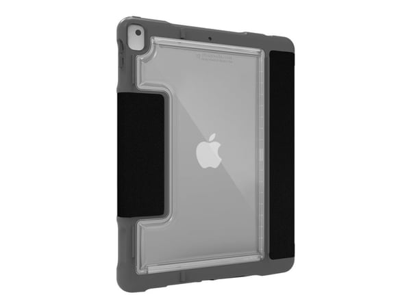 STM dux Plus Duo - Lommebok for nettbrett - robust - polykarbonat, termoplast-polyuretan (TPU) - svart - akademisk - for Apple 10.2-inch iPad (7. g...