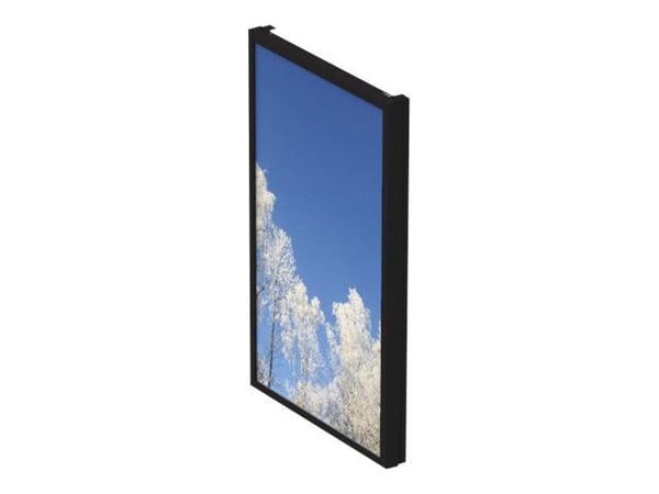 HI-ND Wall Casing PROTECT 75" Portrait - Monteringssett (hylster) - for LCD-skjerm - metall, polykarbonat - svart, RAL 9005 - skjermstørrelse: 75" ...