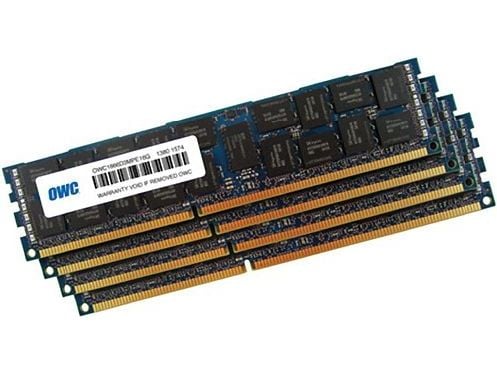 Other World Computing - DDR3 - sett - 64 GB: 4 x 16 GB - DIMM 240-pin - 1866 MHz / PC3-14900 - CL13 - 1.5 V - registrert - ECC