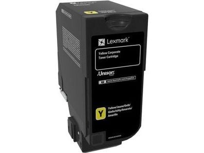 Lexmark - Gul - original - tonerpatron LCCP, Lexmark Corporate - for Lexmark CS720de, CS720dte, CS725de, CS725dte, CX725de, CX725dhe, CX725dthe